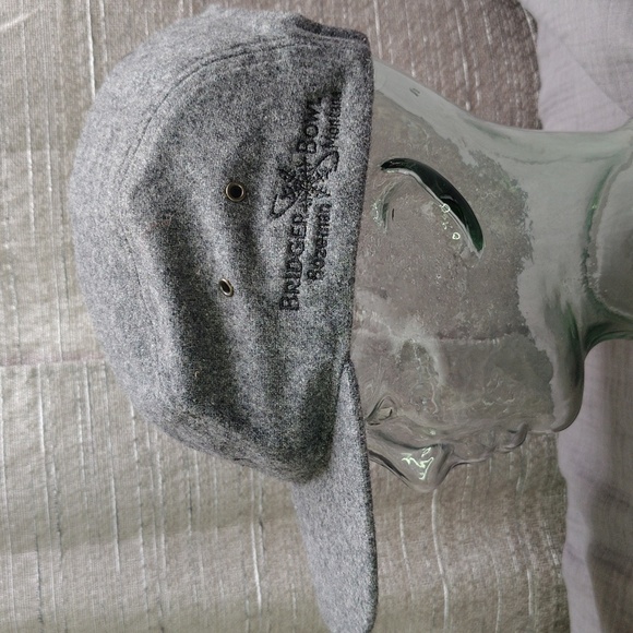 Bridger Bowl Montana Hat Cap Strap Back Gray Wool Nylon Panel Skin to Win - Picture 4 of 12